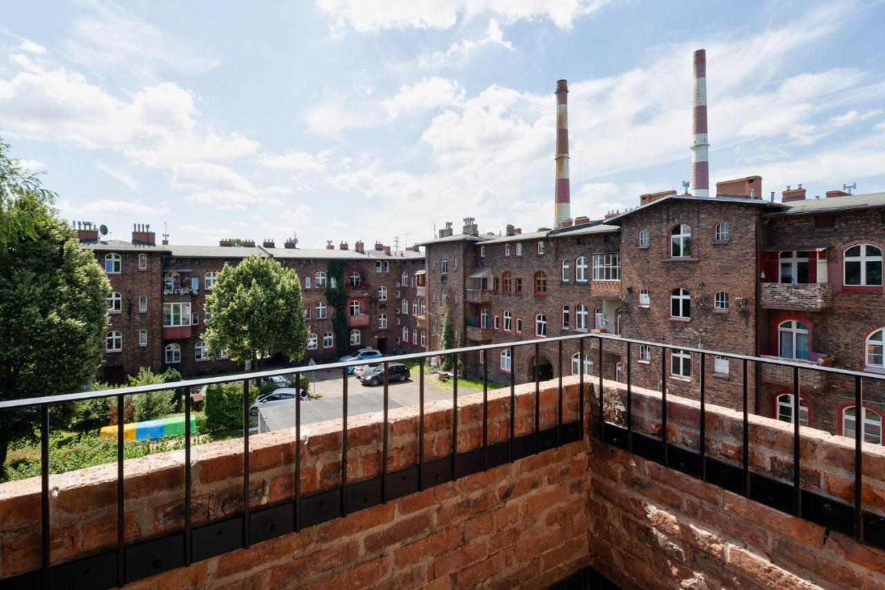 Kolorowy Apartament A9 Katowice Nikiszowiec ภายนอก รูปภาพ